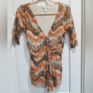 Weston Wear Multicolor Patterned Women's Top Size Large